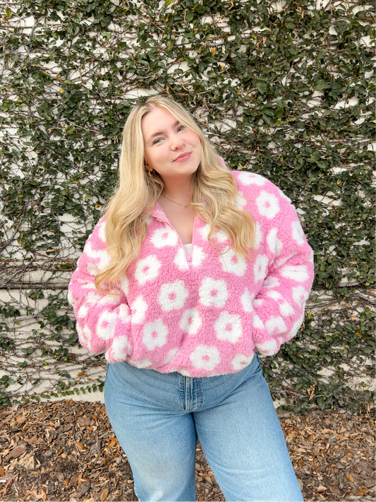 PRETTY IN PINK PULLOVER