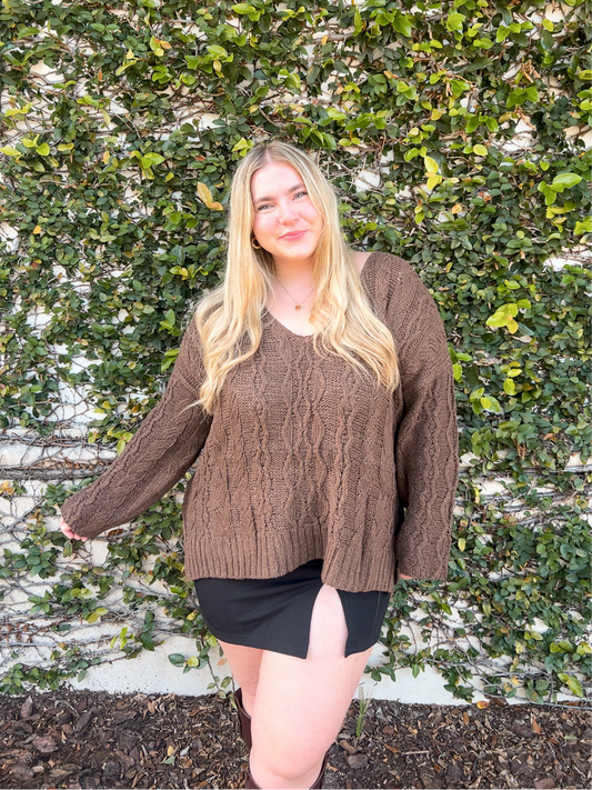 MOCHA SWEATER