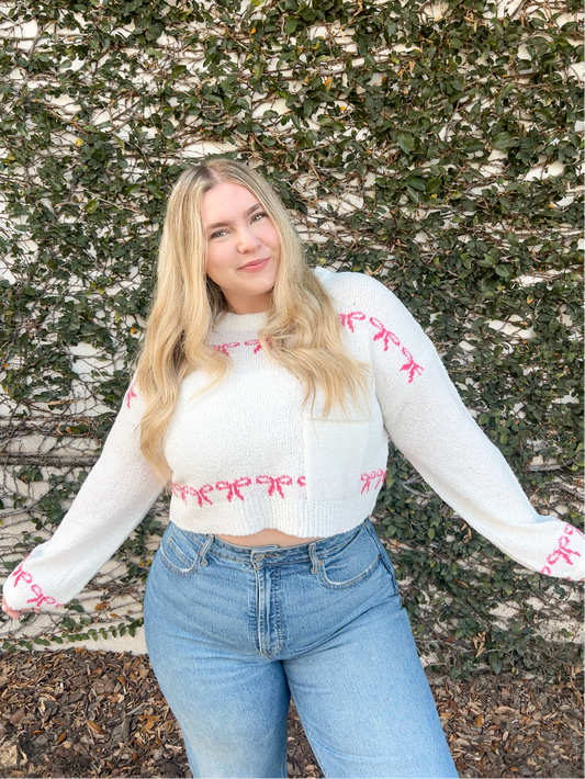 BOW BABE SWEATER