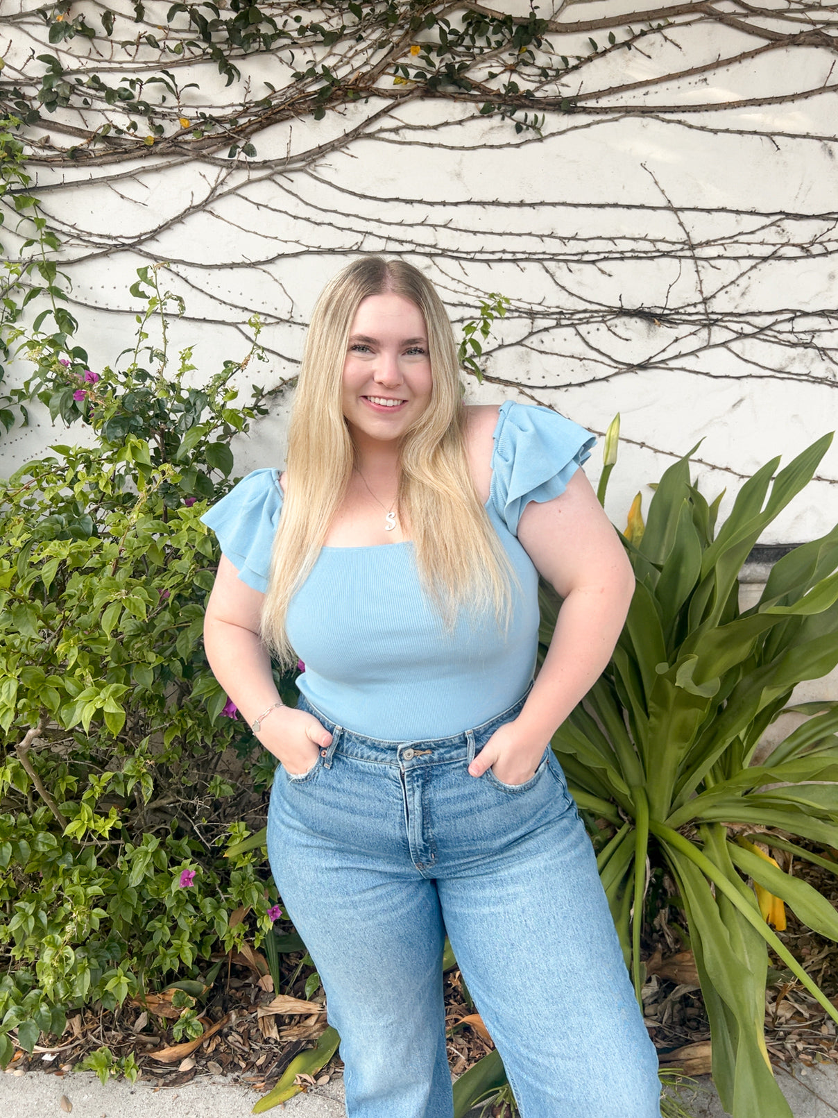 ELLA TOP (BLUE)