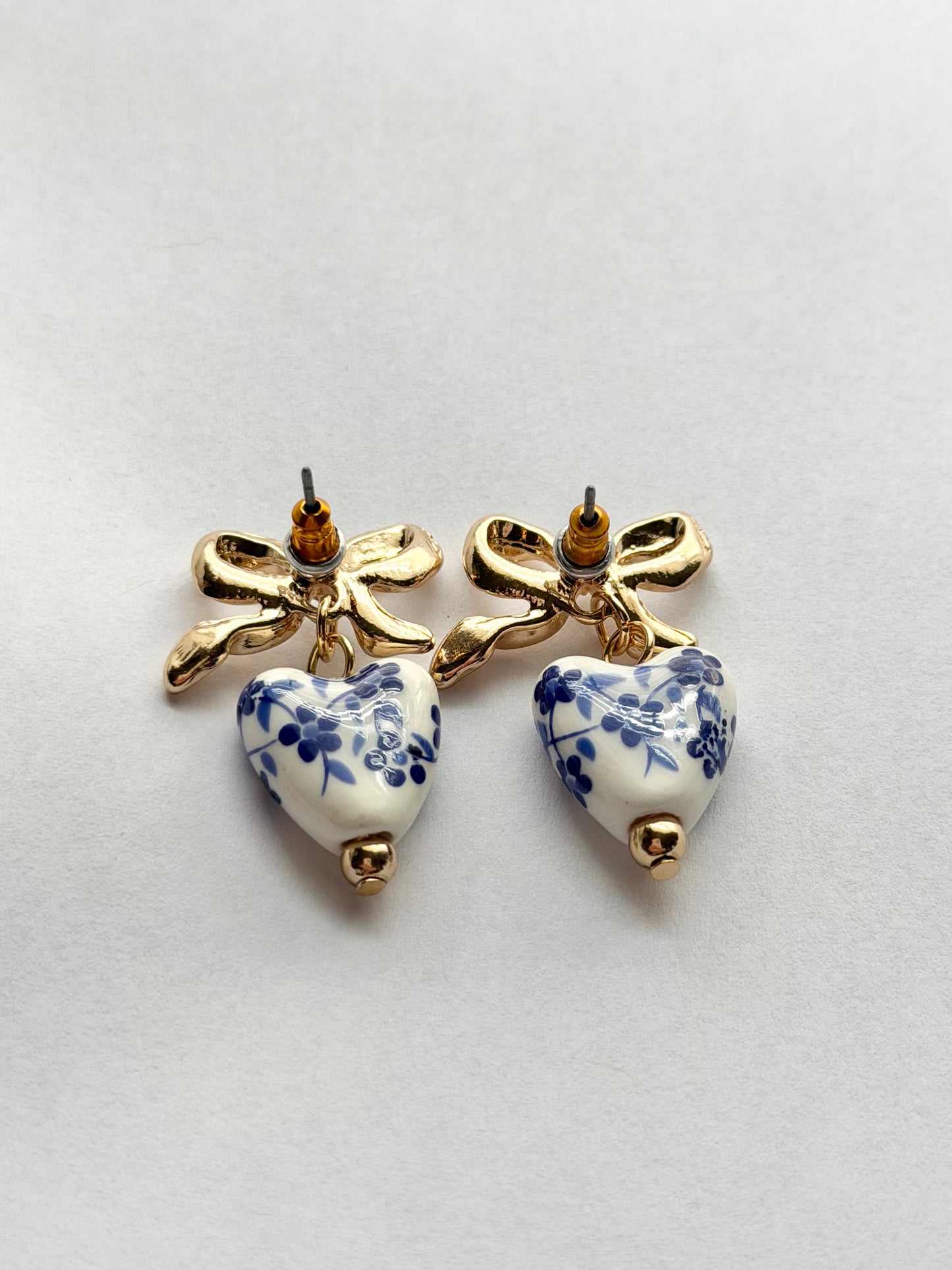 BLUEBELL BOW EARRINGS