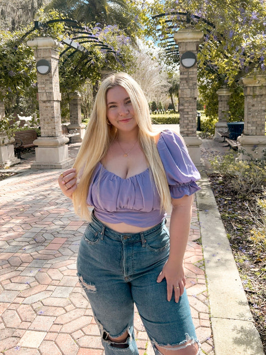 AMELIA TOP (LAVENDER)