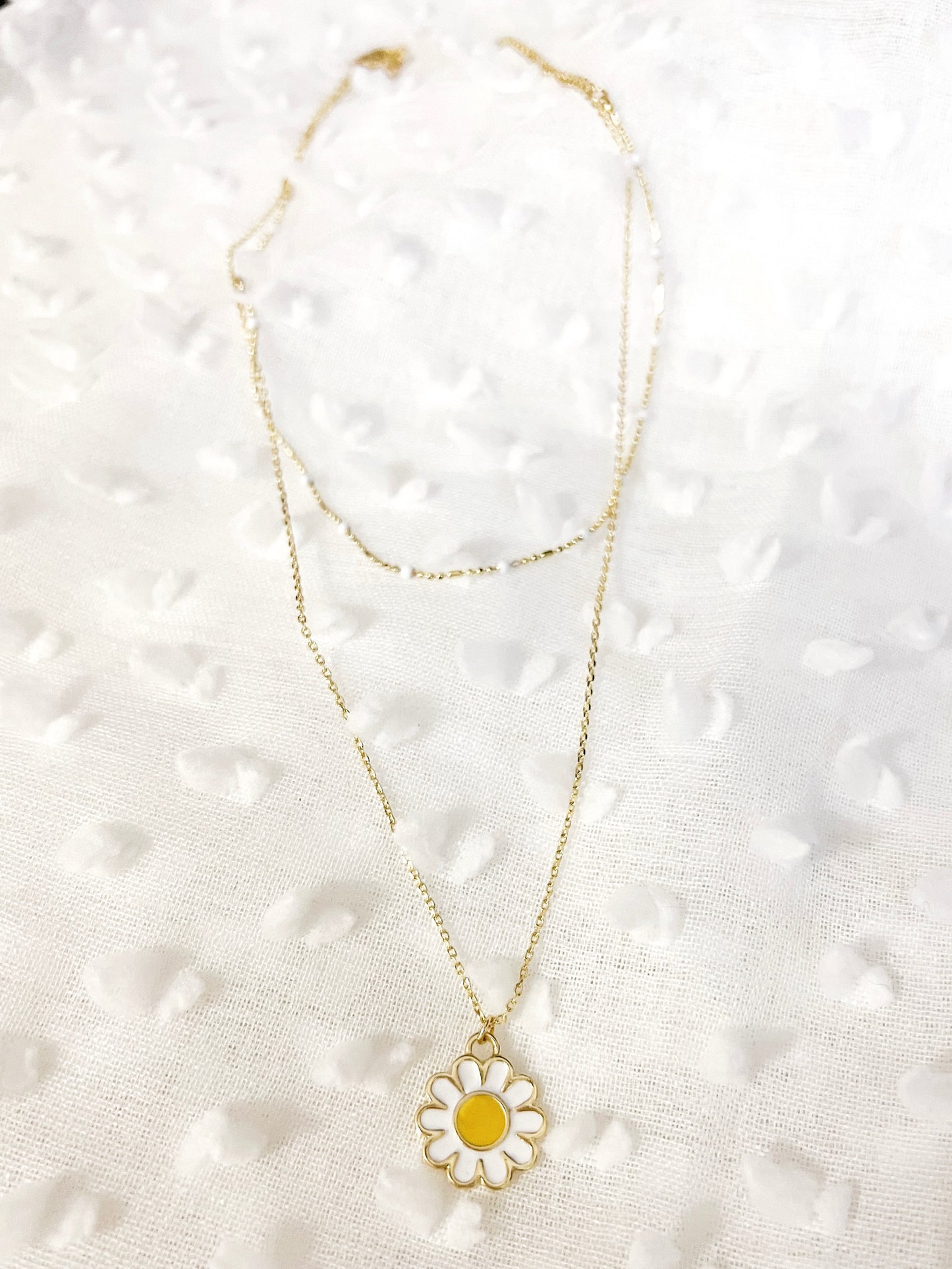 DAISY LAYERED NECKLACE