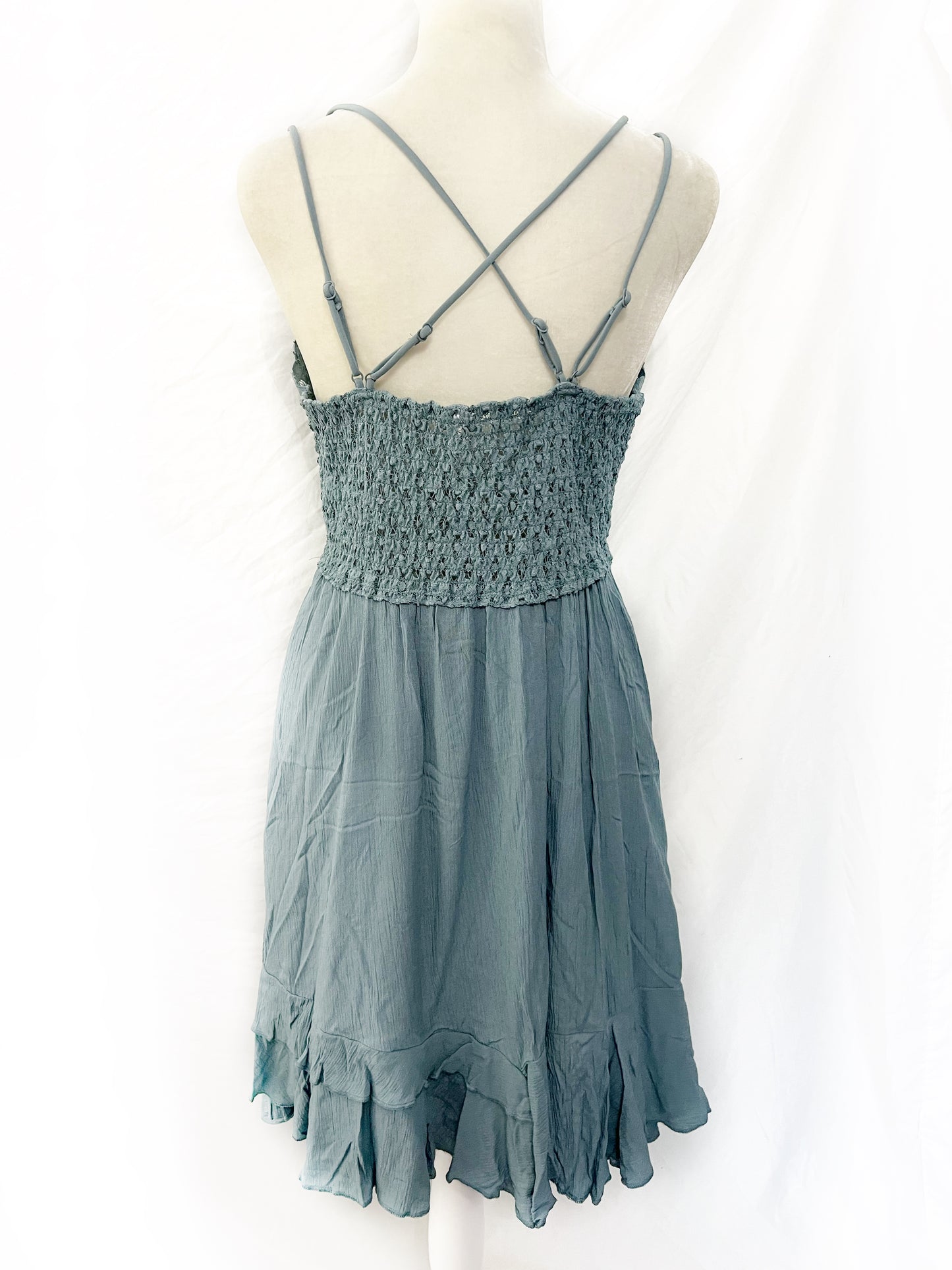 SERENITY DRESS (STEEL BLUE)