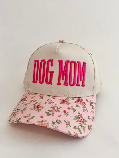 DOG MOM HAT (FLORAL)