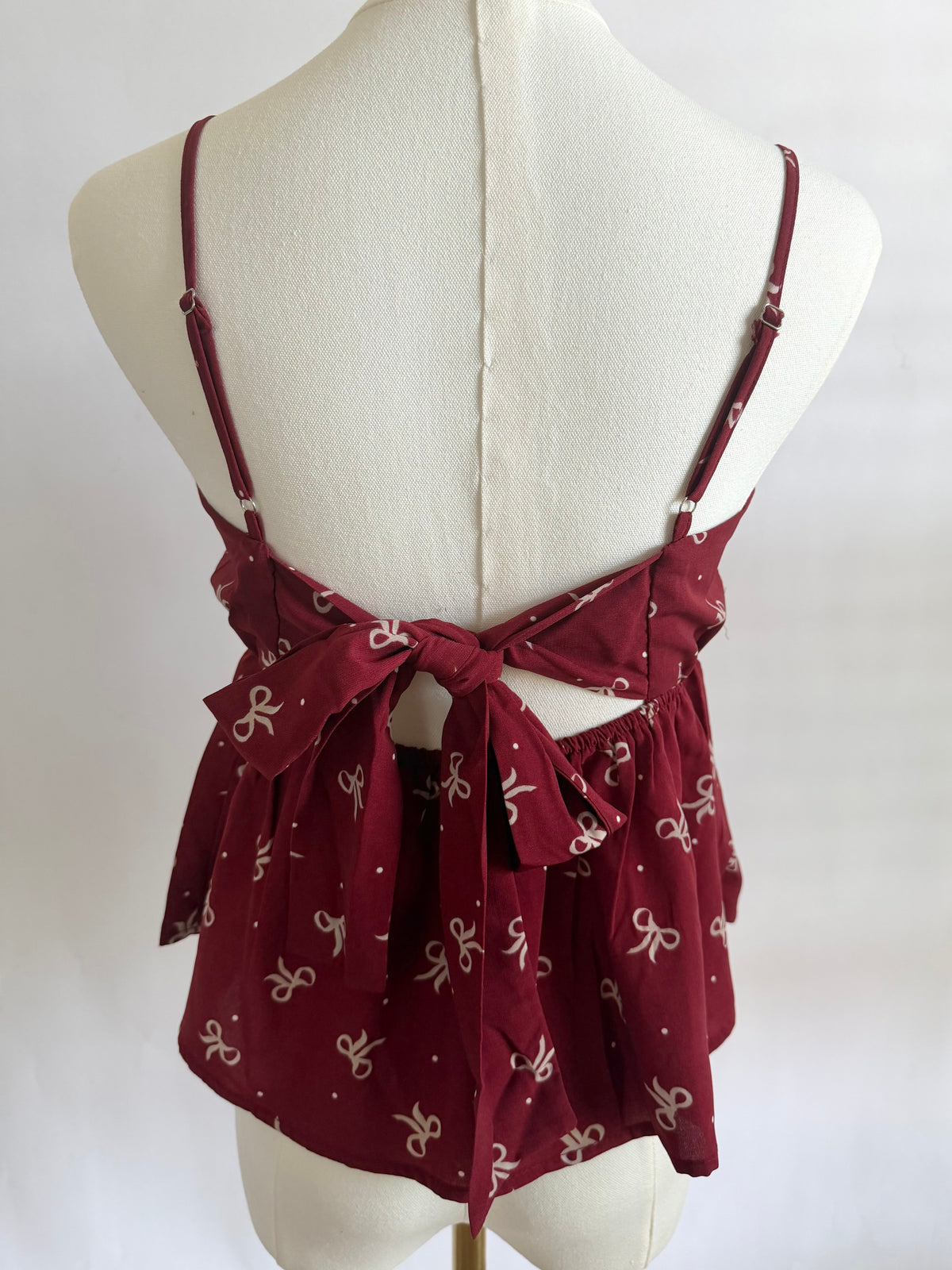 RAMONA TOP (BURGUNDY)