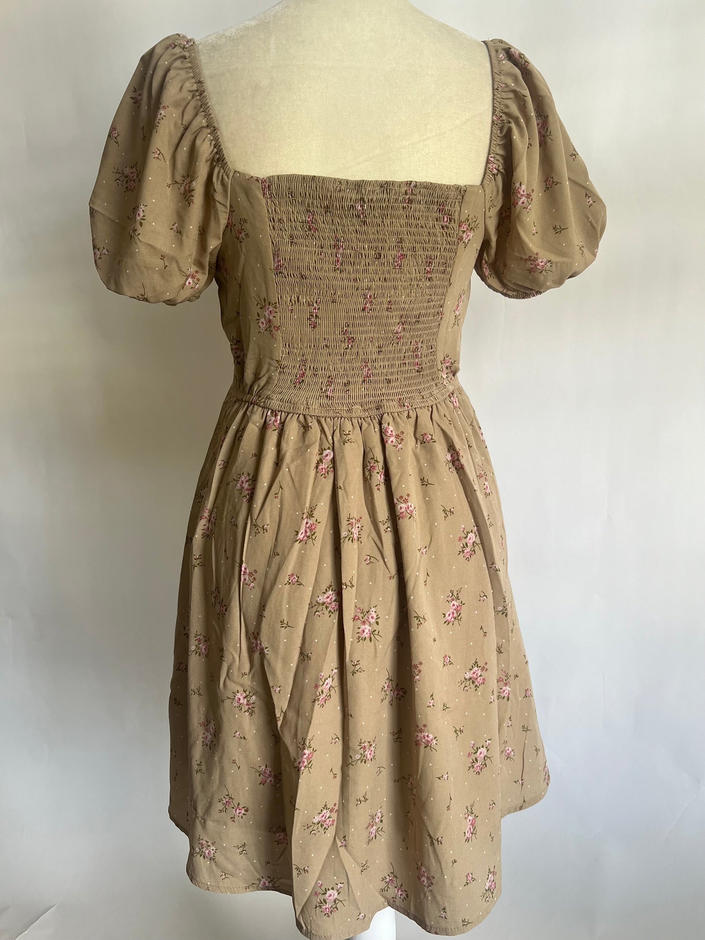 MEADOW DRESS (TAUPE)