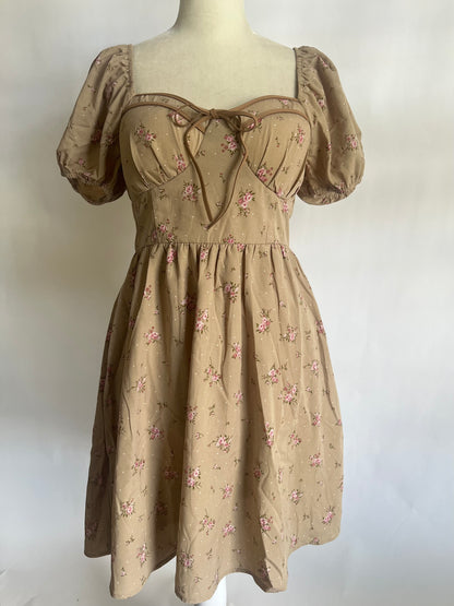MEADOW DRESS (TAUPE)
