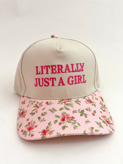LITERALLY JUST A GIRL HAT